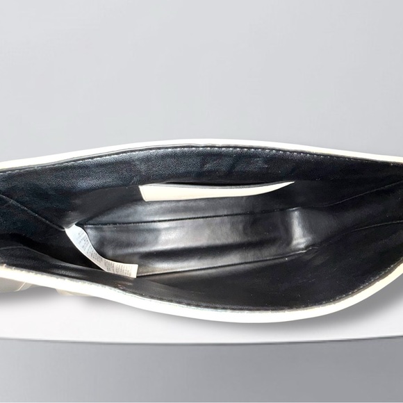 🤍Calvin Klein CK Logo Strap Flap Crossbody Bag Beige Minimalist Athleisure - Picture 8 of 9